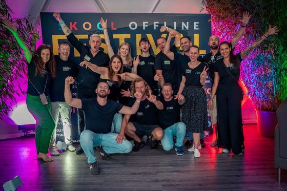 Das Team von Impuls Events nach dem Skool Offline Festival